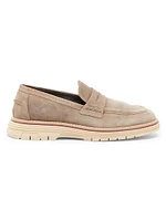 Suede Loafers