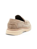 Suede Loafers