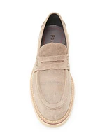 Suede Loafers