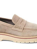 Suede Loafers