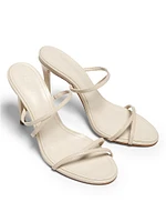 Diana 100MM Leather Stiletto-Heel Sandals