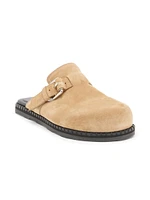 Sporty Suede Mules