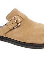 Sporty Suede Mules