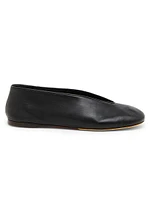 Duck Leather Flats