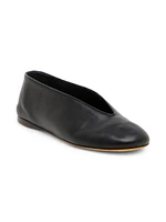 Duck Leather Flats