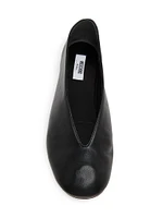Duck Leather Flats