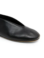 Duck Leather Flats