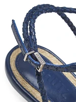 Kaya 100MM Leather Stiletto-Heel Sandals