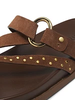 Aveline Studded Suede Sandals
