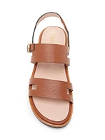 Essence Cut-Out Leather Sandals