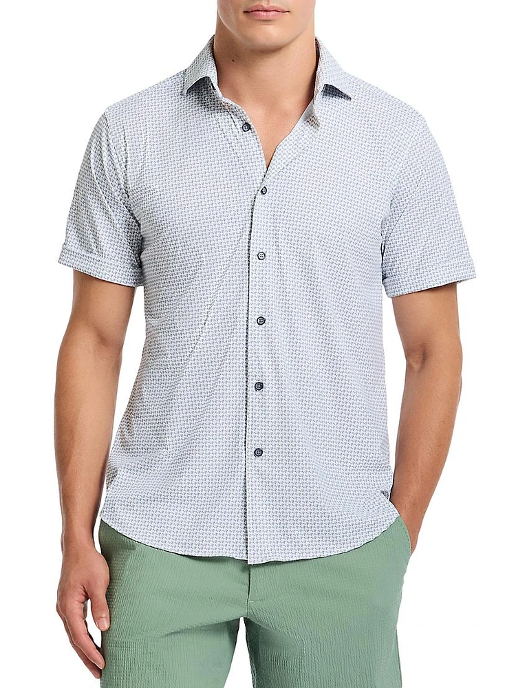 Copacabana Knit Button-Front Shirt