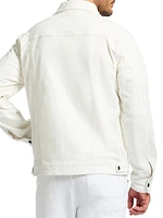 Wells Button-Front Denim Jacket