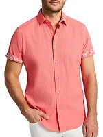Thresher Stretch-Cotton Button-Front Shirt