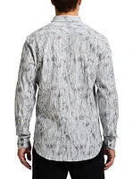 Lagos Cotton-Blend Button-Front Shirt