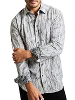 Lagos Cotton-Blend Button-Front Shirt