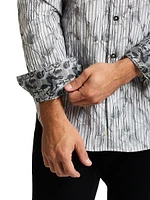 Lagos Cotton-Blend Button-Front Shirt