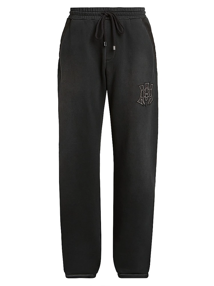 Cotton Wide-Leg Sweatpants