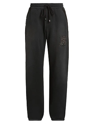 Cotton Wide-Leg Sweatpants