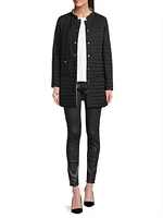 Matte Reversible Quilted Coat