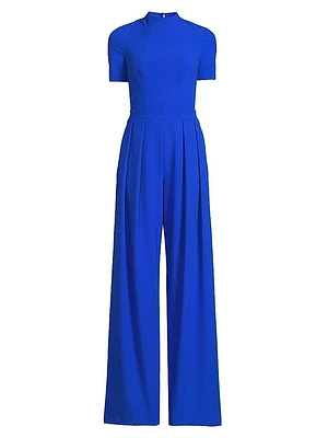 Mayra Pleated Wide-Leg Jumpsuit