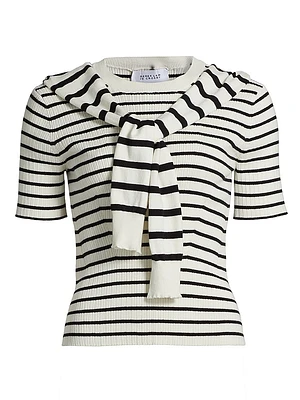 Twain Short-Sleeve Sweater