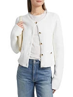 Aubree Boucle Sweater Jacket