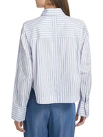 Estrella Striped Cotton Shirt