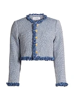Asuka Cropped Fringe Jacket
