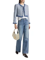 Asuka Cropped Fringe Jacket