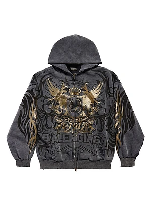 Tacky Gold Zip-Up Hoodie Regular Fit