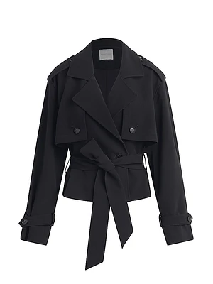 The Cropped Charles Trench Jacket