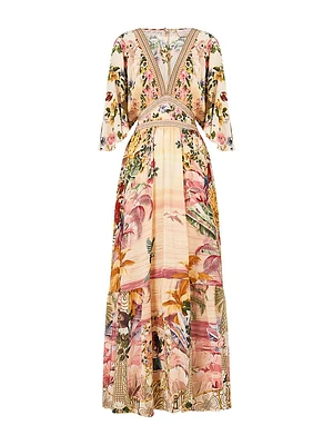 Camilla x White Lotus Empire Waist Maxi Dress