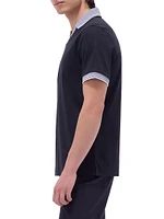 Striped Cotton Polo Shirt