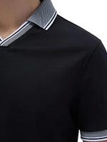 Striped Cotton Polo Shirt
