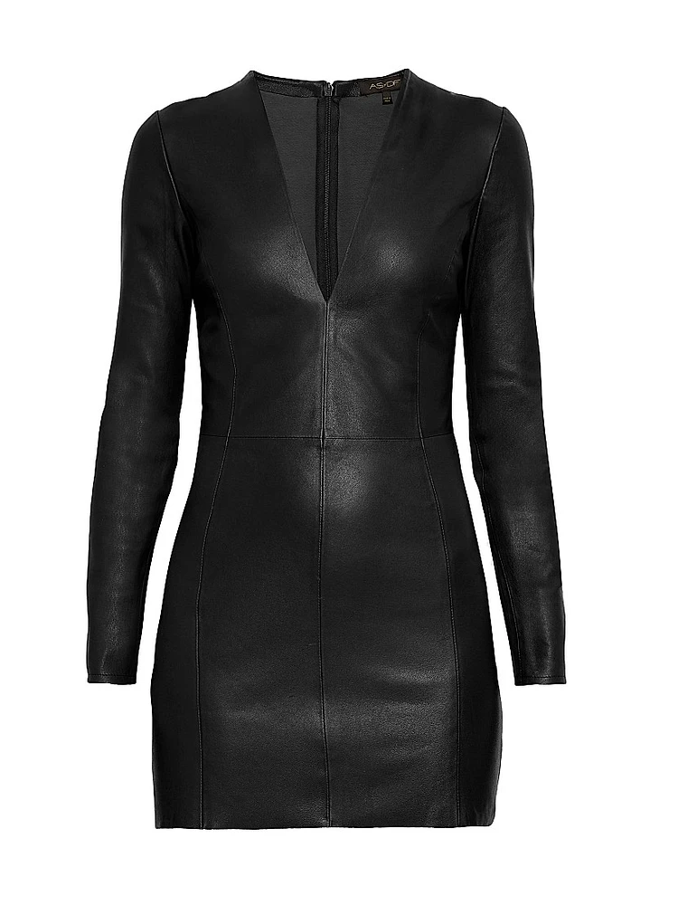 Demeter Stretch Suede Dress
