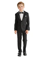 Baby Boy's, Little Boys & Boy's Peak Lapel Wool Suit