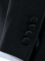 Baby Boy's, Little Boys & Boy's Peak Lapel Wool Suit