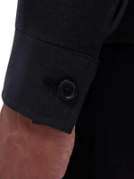 Stretch Wool Shirt Jacket