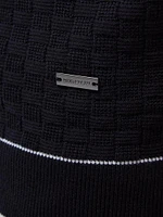 Cotton-Blend Knit Polo Shirt