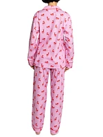 Women's Reindeer Long Pajama Set