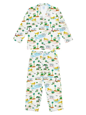 Women's Trunks Up Long Pajama Set