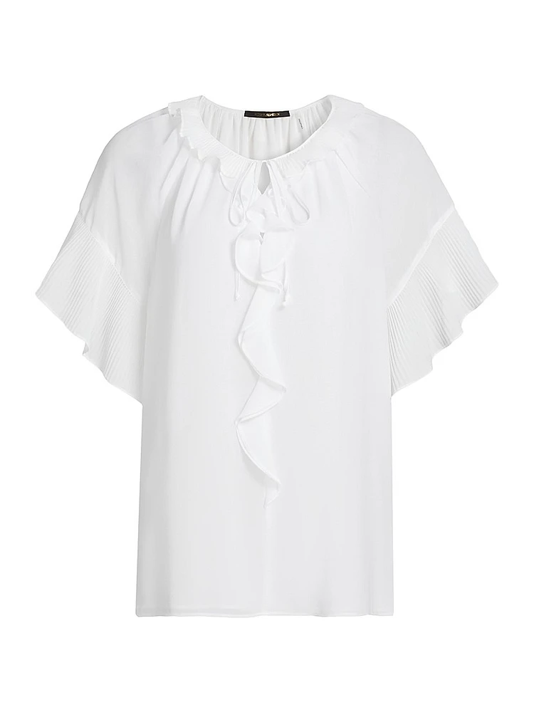 Vale Ruffled Chiffon Blouse