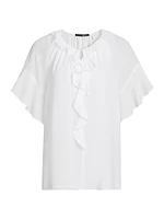 Vale Ruffled Chiffon Blouse