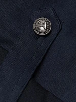 Caryss Belted Cotton-Twill Shirtdress