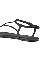 Amaru Leather T-Strap Sandals
