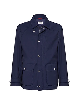 Bonded Virgin Wool Fresco Field Jacket