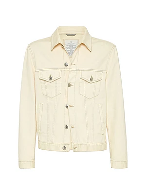 Four Pocket Jacket Comfort Cotton Lightweight Denim