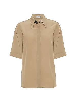 Silk Crepe De Chine Shirt