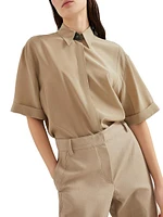 Silk Crepe De Chine Shirt