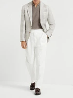 Cotton English Rib Knit Polo Shirt